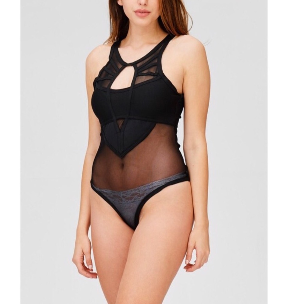 Black Bandage Bodysuit